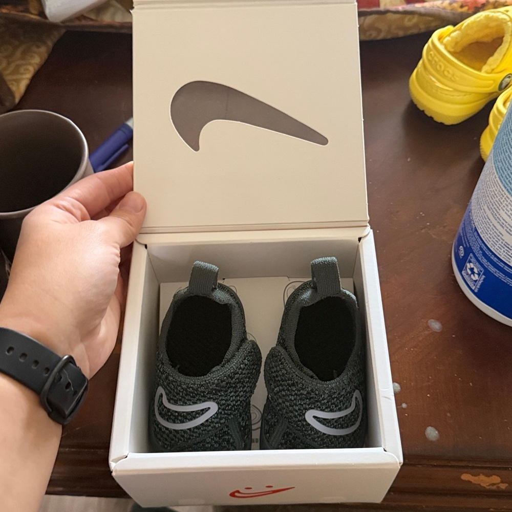 Kids Green Slip-On Shoes